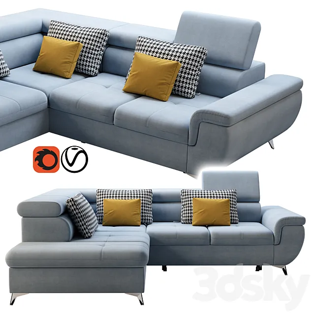 Wersal Monk L Sofa Free Download