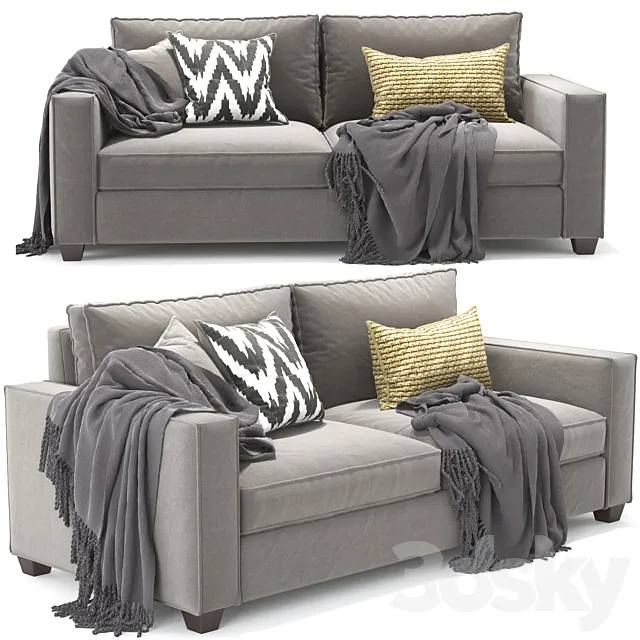 West elm _Sofa 01 Free Download