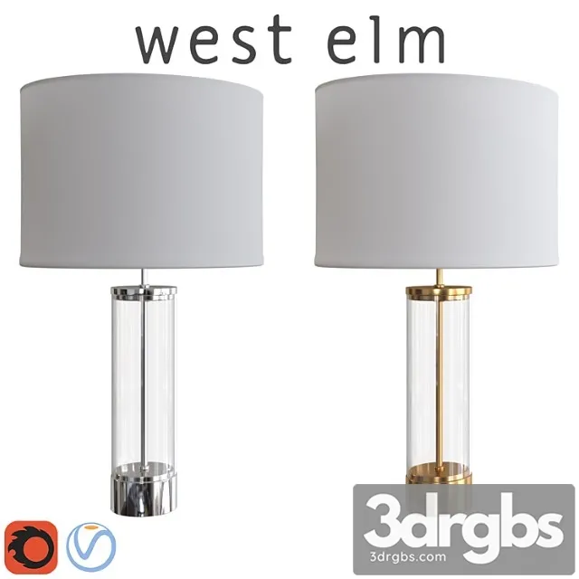West elm acrylic column 3D Model Download