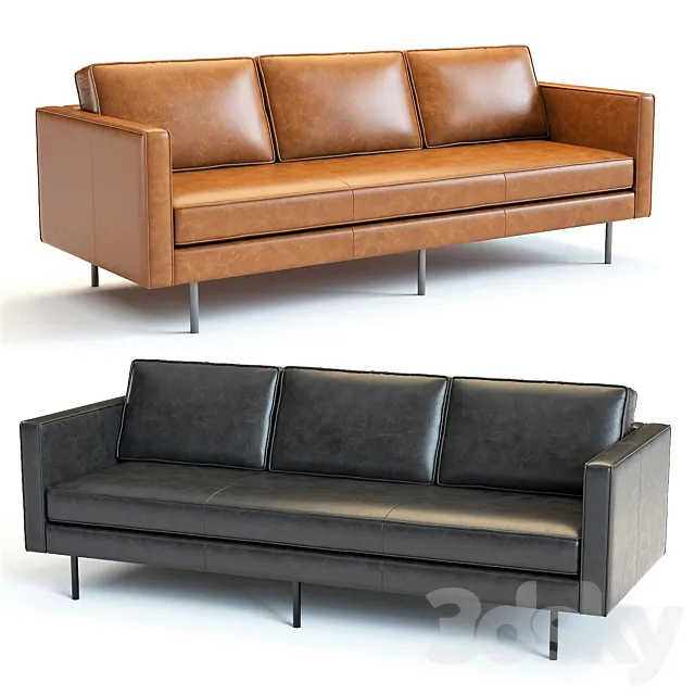 West Elm Axel Sofa 3D Model