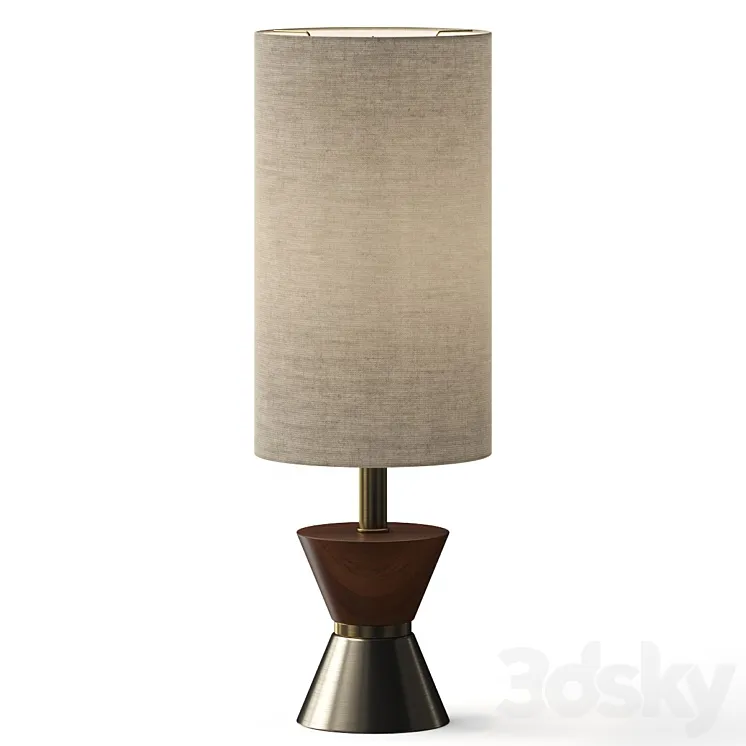 West Elm Carmen Table Lamp 3D Model Free