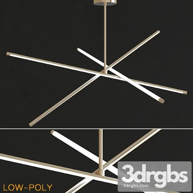 West elm ceiling light 3D Model Free