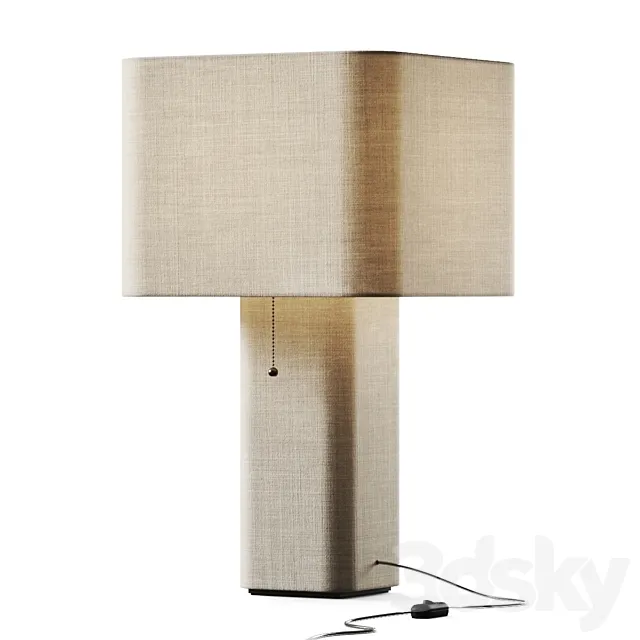 West Elm Fiona Table Lamp 3D Model