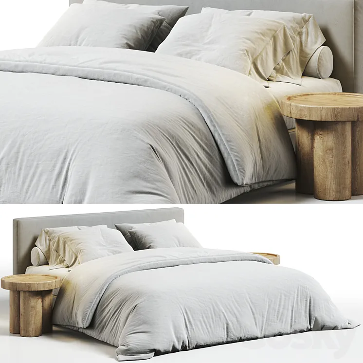 West Elm Flanged Edge Upholstered Bed Free Download