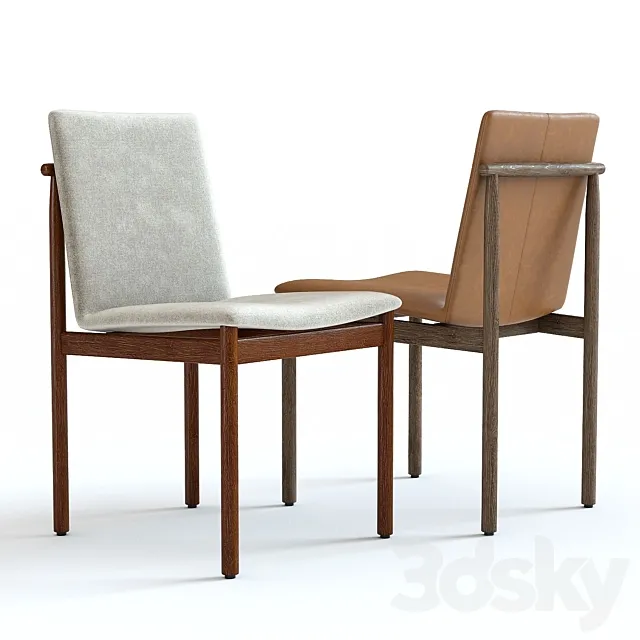 West Elm Framework Dining Chair 3D Model