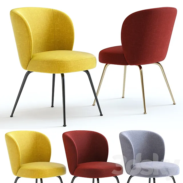 West Elm Greer Dining Chair 3DModel