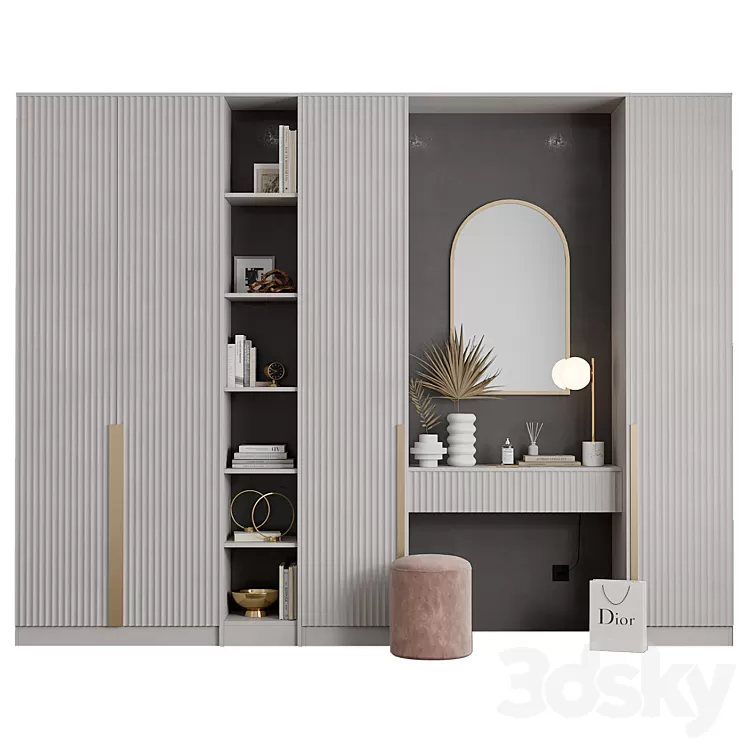 West Elm Hallway Composition 2 3D Model