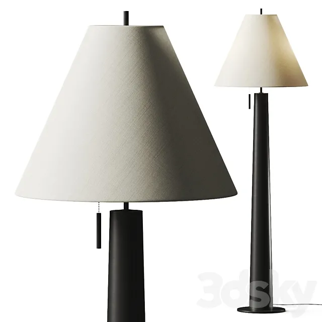 West Elm Harold Floor Lamp 3D Model