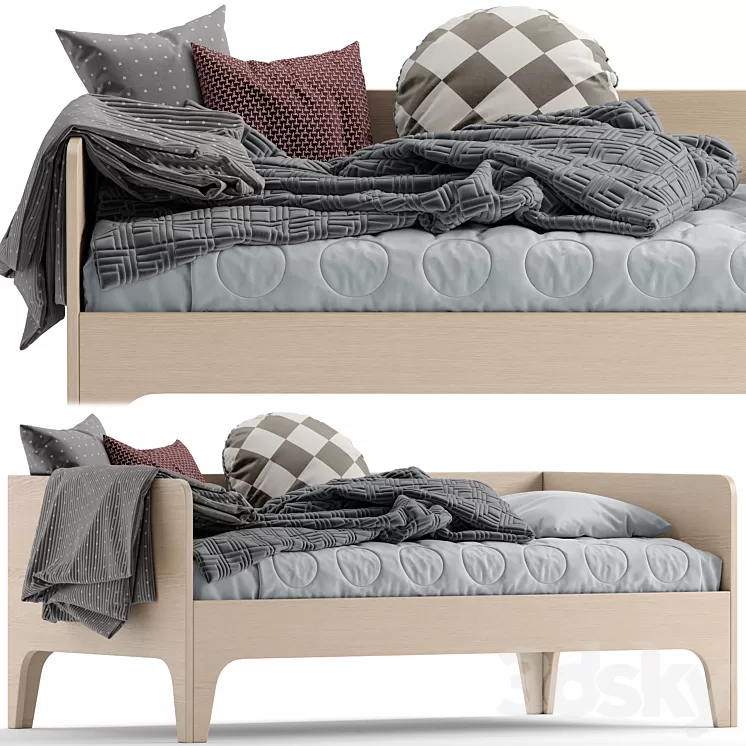West Elm Oeuf Perch Toddler Bed 3D Model