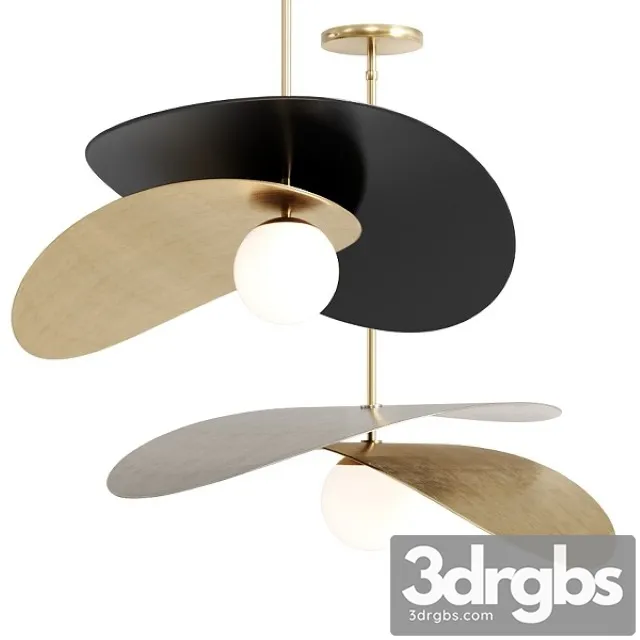 West Elm Olivia Pendant 3D Model Free