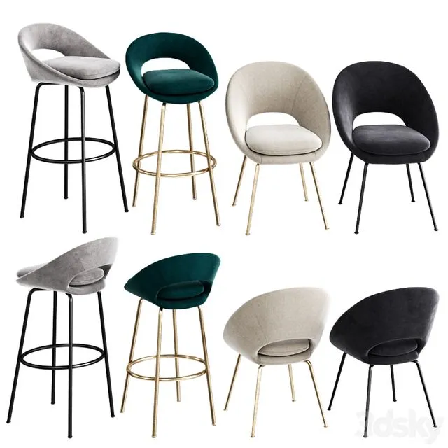 WEST ELM Orb set 3D Model