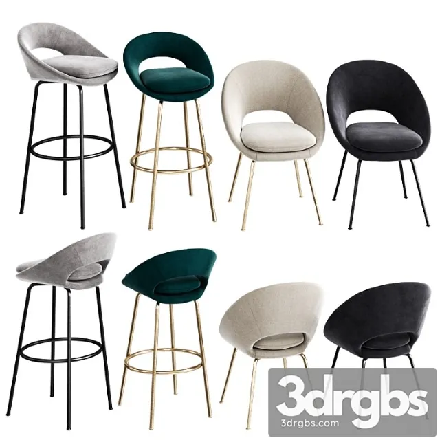 West Elm Orb Set 3D Model Free