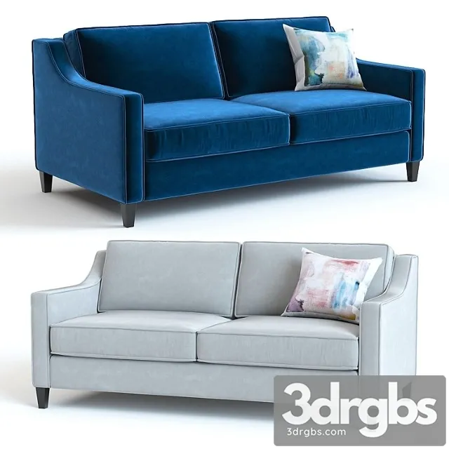 West Elm Paidge Sofa 3D Model Free