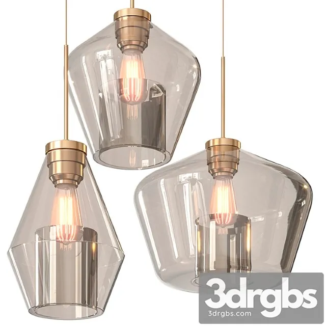 West elm panorama chandeliers 3D Model Download