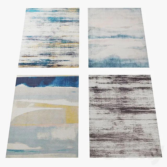 West elm rugs 3D Model