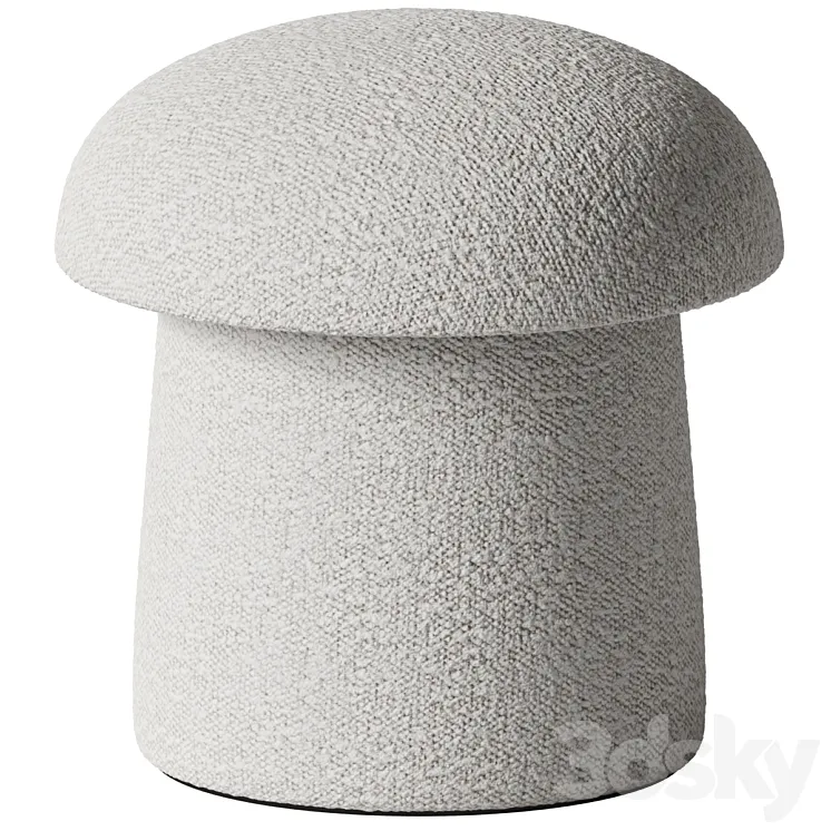West Elm - Sarah Sherman Mushroom Pouf 3D Model Free