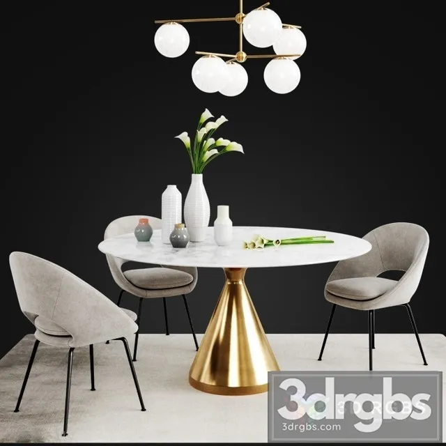 West Elm Set 12 3D Model Free