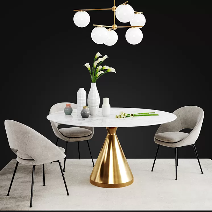 West elm set 12 3D Model