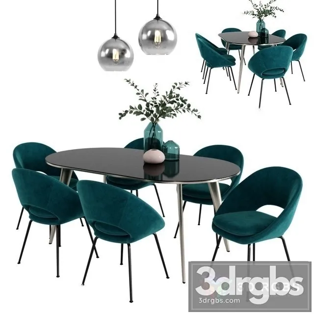 West Elm Set 13 3D Model Free