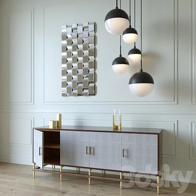 West elm set 3D Model