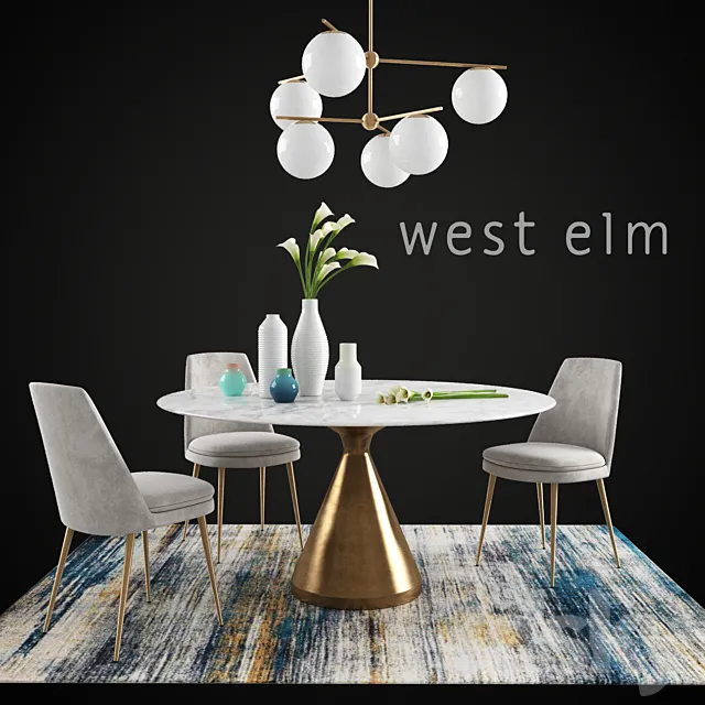 WEST ELM set 3DModel