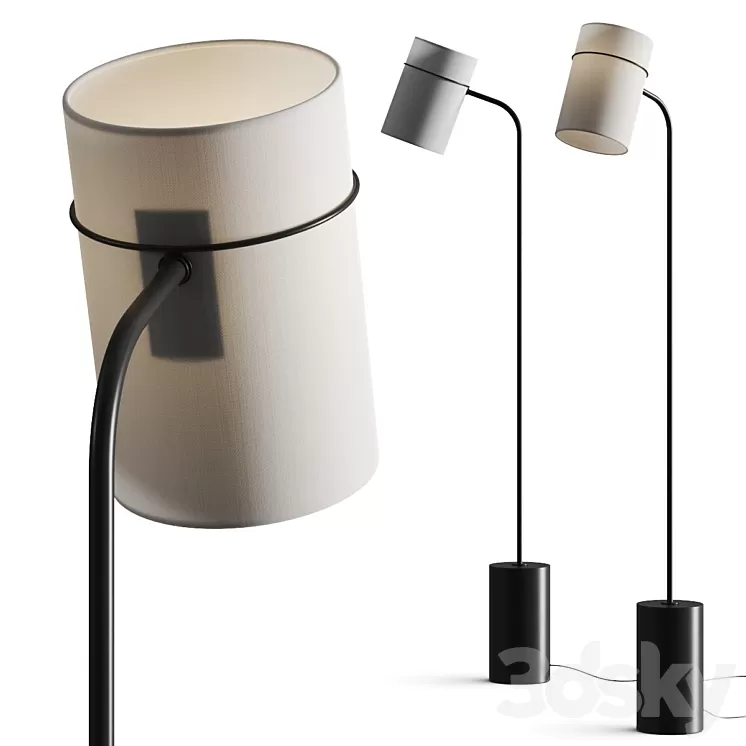 West Elm Shaw Floor Lamp 3D Model