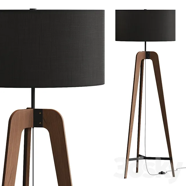 West Elm Slope Floor Lamp 3DModel