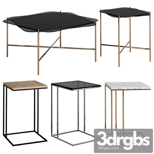 West Elm Tables 3 3D Model Free