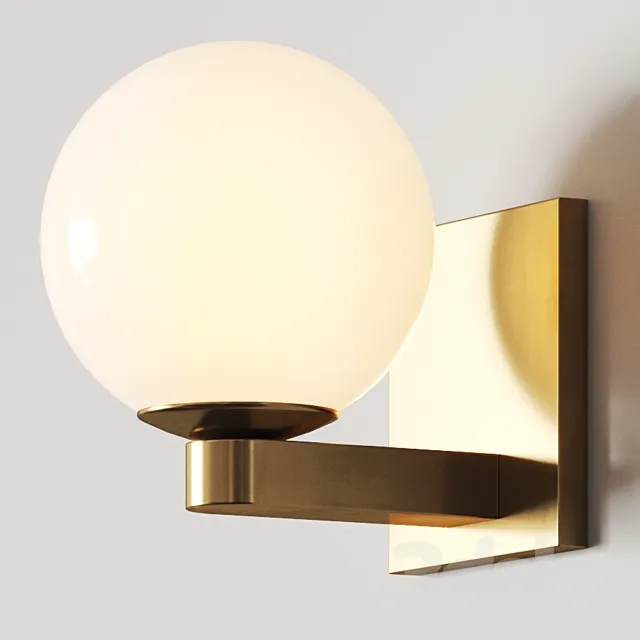 West Elm Torch Indoor _ Outdoor Sconce 3D Model