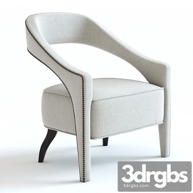 West Elm Wolseley Armchair 3D Model Free