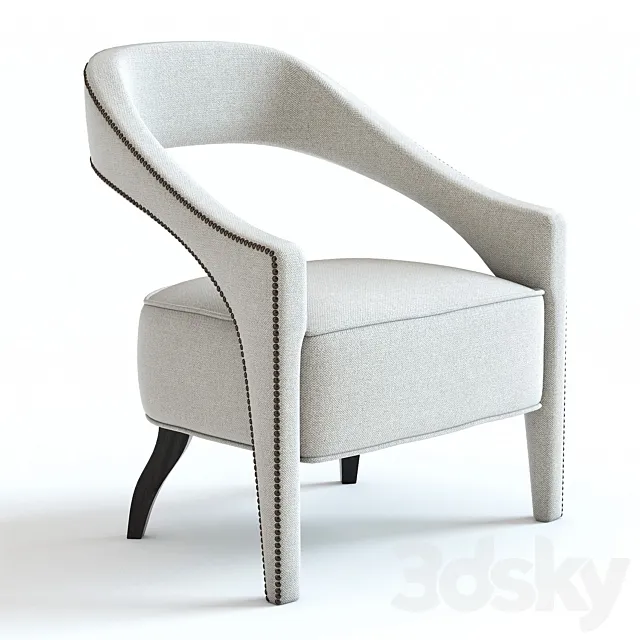 West Elm Wolseley Armchair 3D Model
