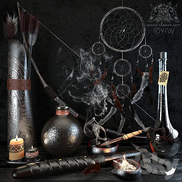 West indian set 3DModel