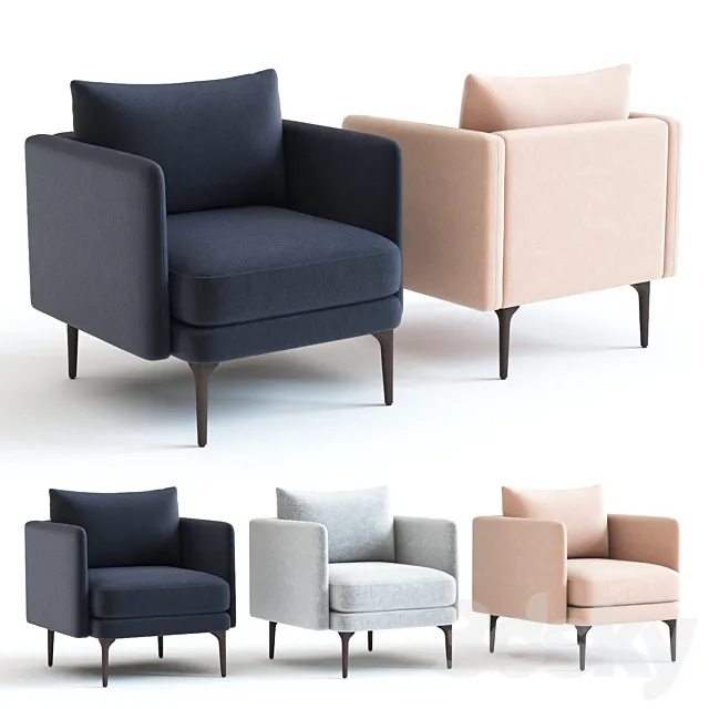 Western Elm Auburn Chair 3DModel