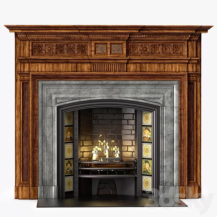 Westland Chimneypieces Victorian Stock No: 13248 3D Model Free
