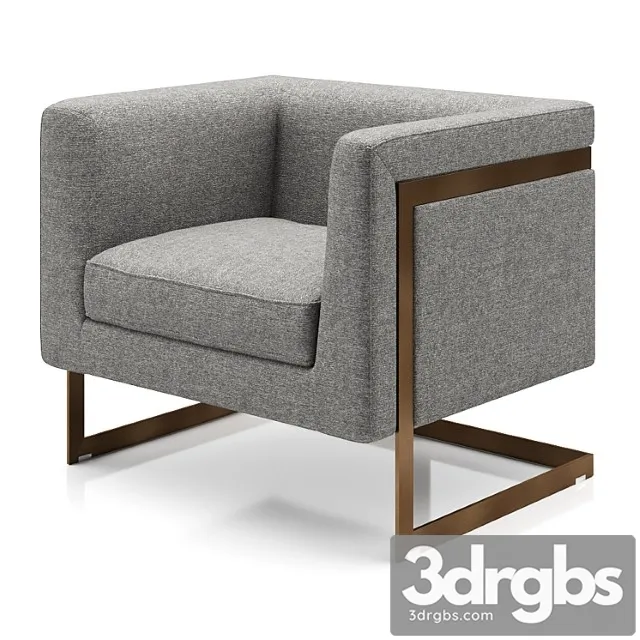 Westminster gray chair 3D Model Free
