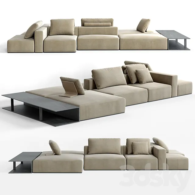 WESTSIDE DIVANO Jean-Marie Massaud (2019) 3D Model