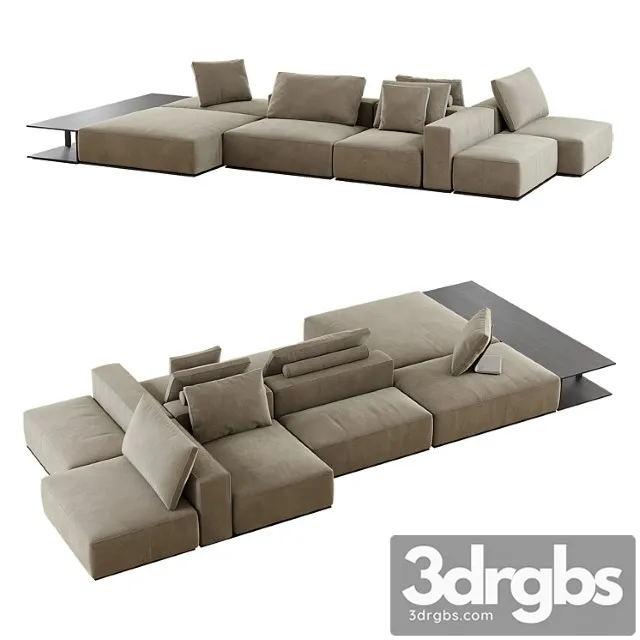 Westside divano poliform 2 3D Model Free