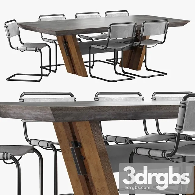 Westside table 2 3D Model Free