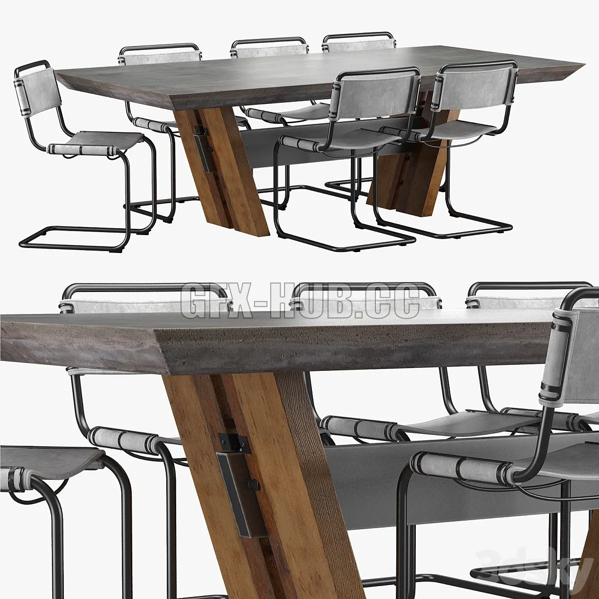 Westside table 3D Model