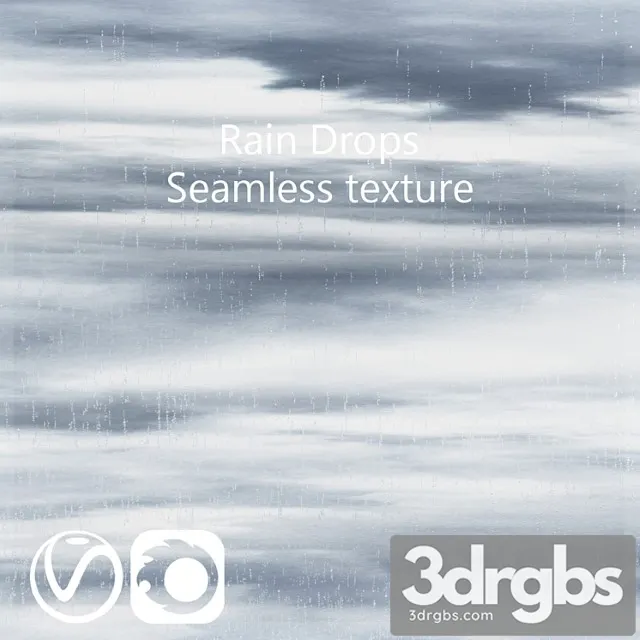 Wet glass – drops after rain 3D Model Download