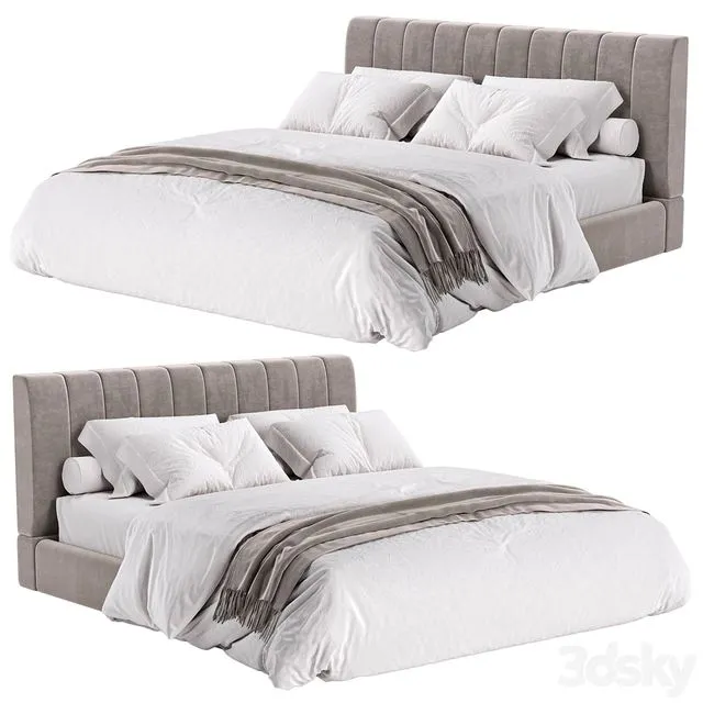 Whaite bed4 3D Model