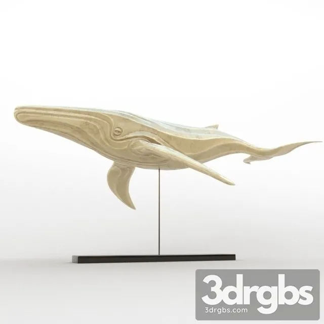 Whale Statue 3D Model Free