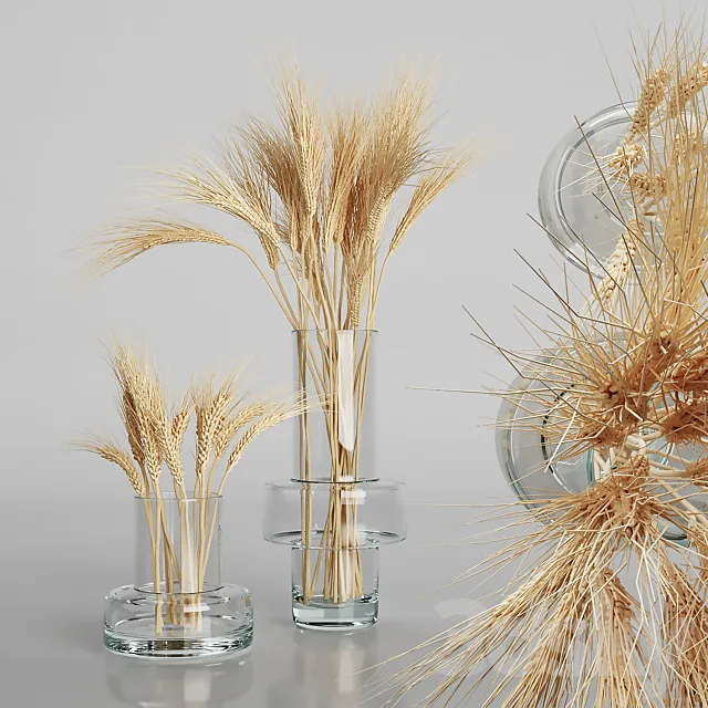 Wheat bouquets 3DModel
