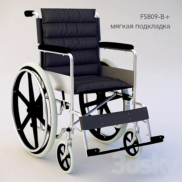 Wheelchair FS809-b 3D Model