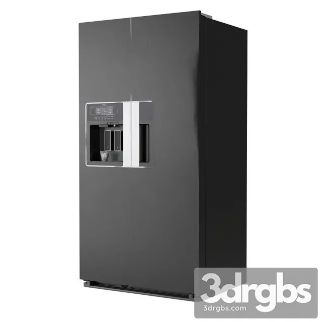 Whirlpool Fridge 3D Model Free