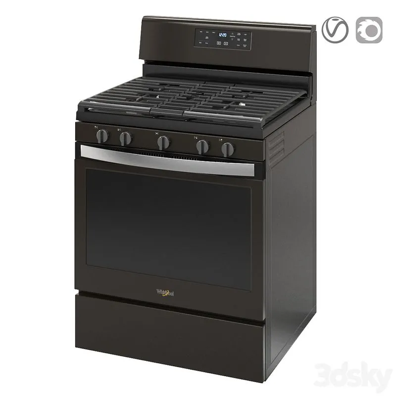 Whirlpool Gas Range WFG525S0HV 3D Model