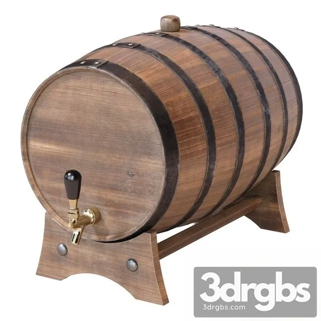 Whiskey Barrels 3D Model Free
