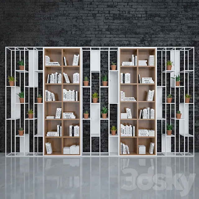 White Book Shelf Free Download