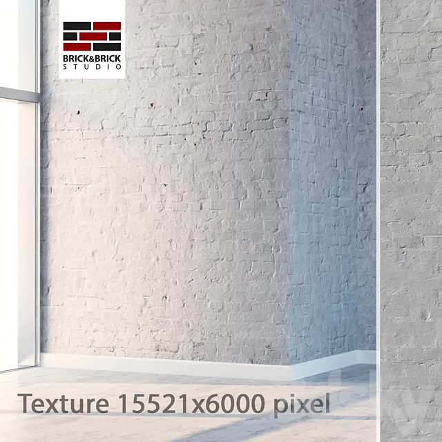White brick 115 3D Model