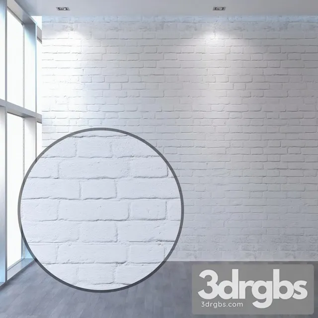 White Brick 55 3D Model Free